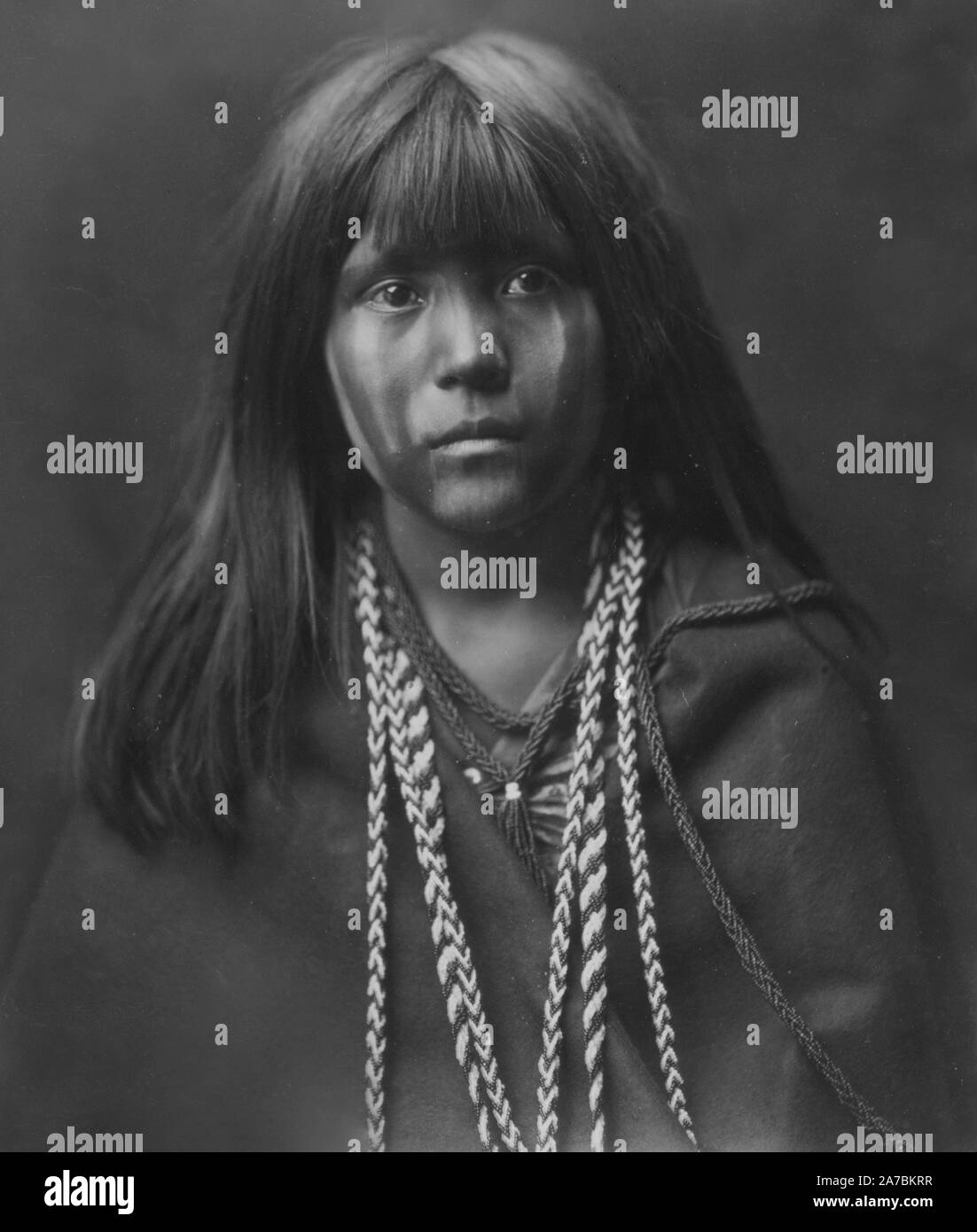 Edward S. Curtis Native American Indians - Mosa--Mohave ca. 1903 Stock Photo