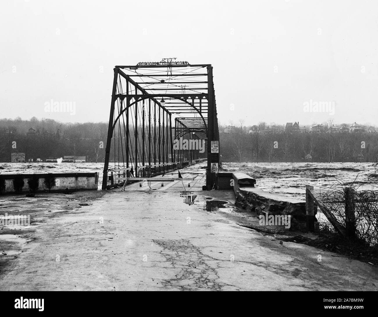 Flooding, Potomac River, Washington, D.C. ca. March 19, 1936 Stock Photo
