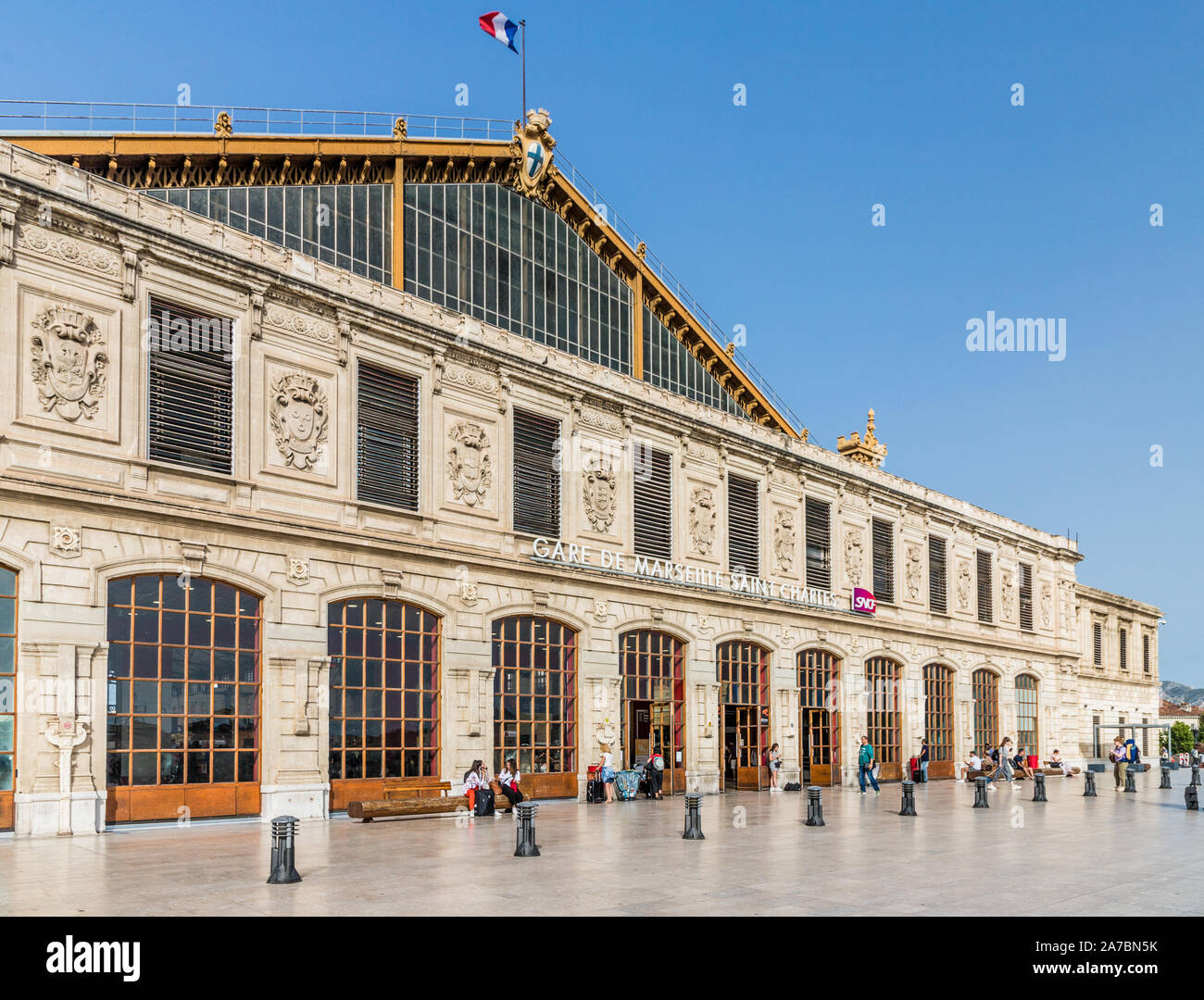St Charles Train Station In Marseille France Stock Photo Alamy