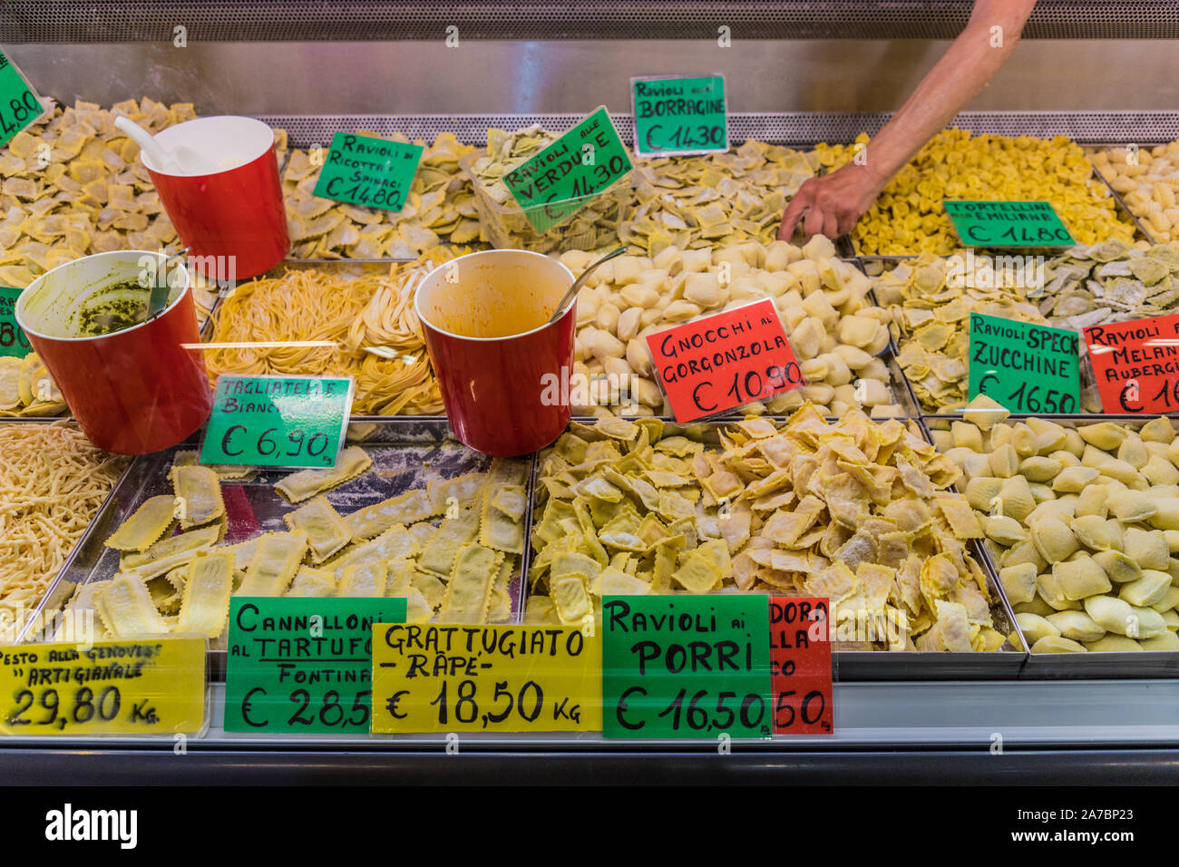 The famous friday market in Ventimiglia in Italy Stock Photo Alamy