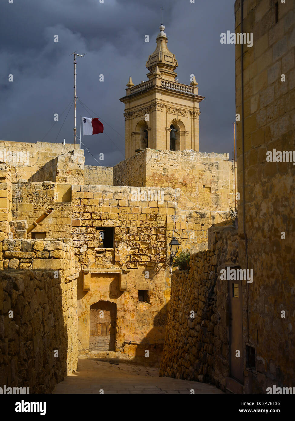 Citadel in Victoria, Gozo, Malta Stock Photo