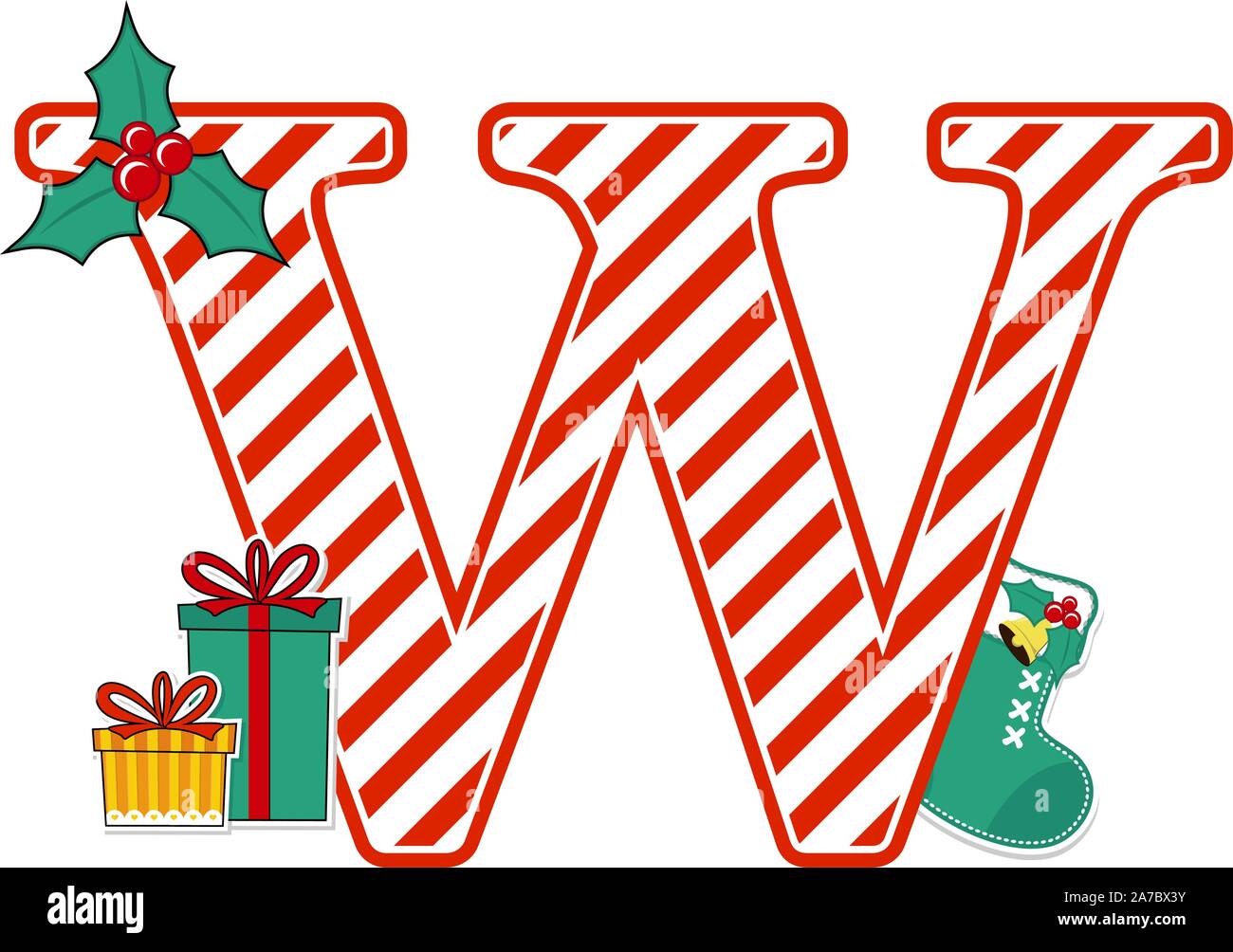 Letter w clipart Stock Vector Images - Alamy