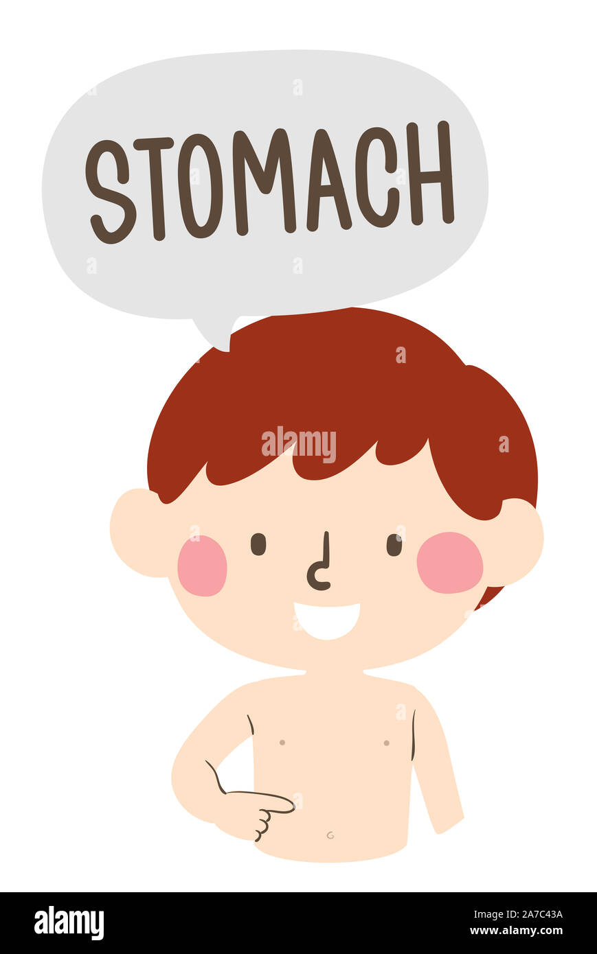 body of a boy clipart series