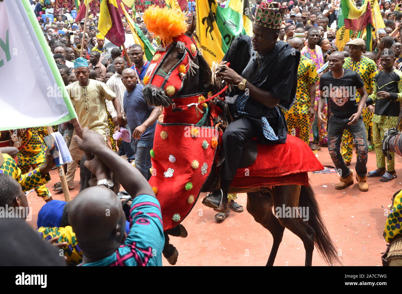 Nigeria horse riding hires stock photography and images Alamy