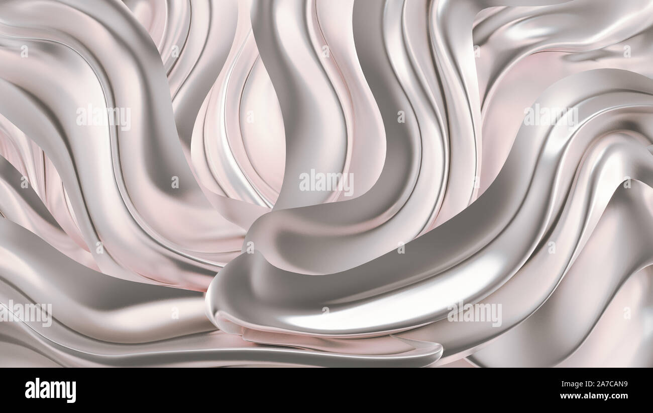 Luxury Background With Gold Drapery Fabric 3d Rendering 3d