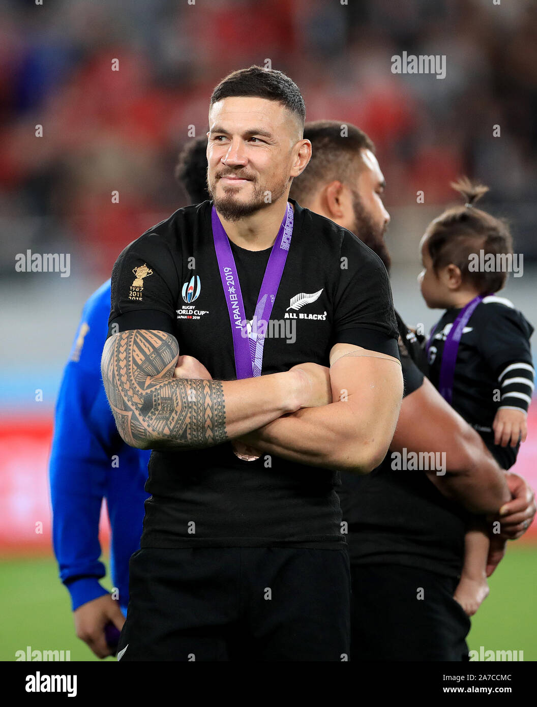 New Zealand S Sonny Bill Williams After The 2019 Rugby World Cup Bronze Final Match At Tokyo Stadium Stock Photo Alamy