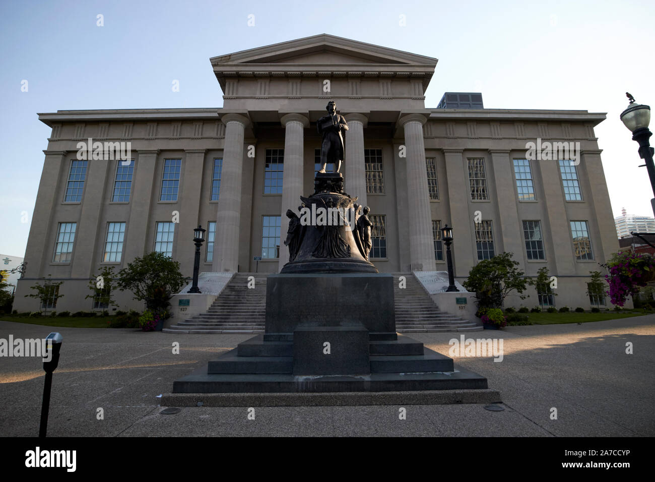 Thomas Jefferson statue outside Metro Hall former Jefferson County
