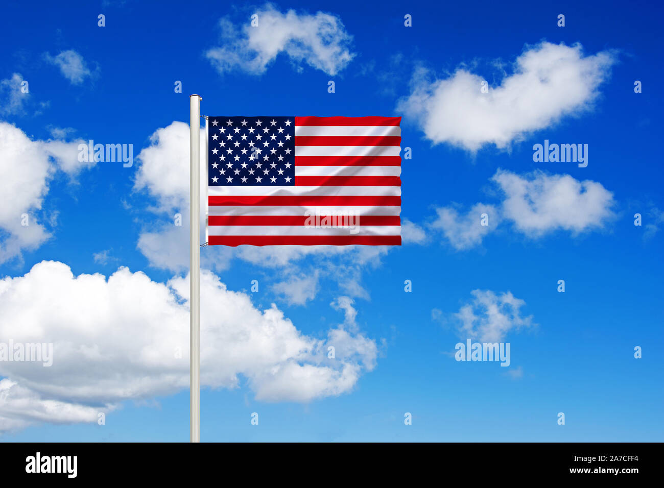 Fotomontage, Flagge von  den USA, Vereinigte Staaten von Amerika, Stock Photo