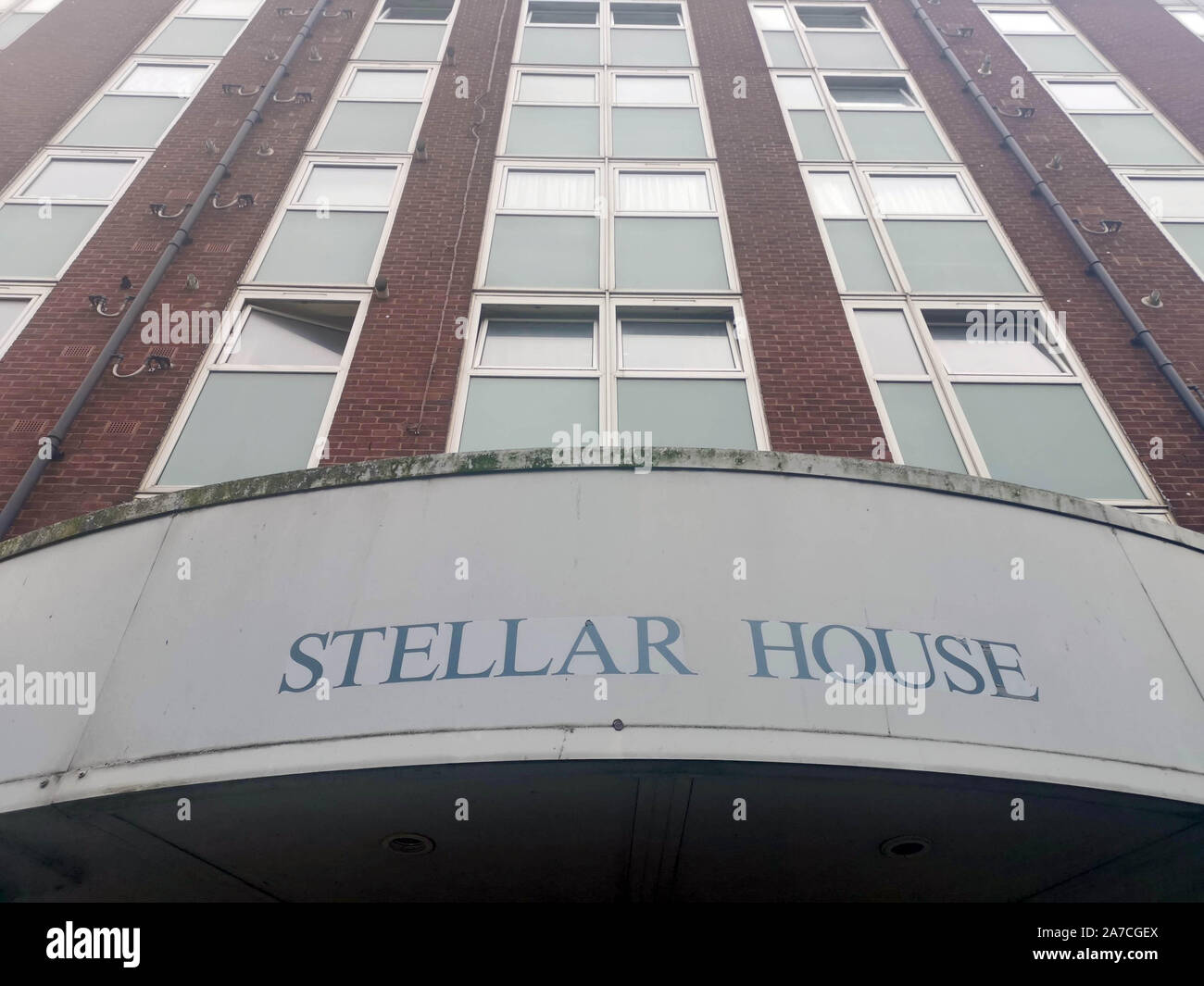 Stellar House in Tottenham, north London where a toddler has died after he fell from a window on the ninth floor. Stock Photo