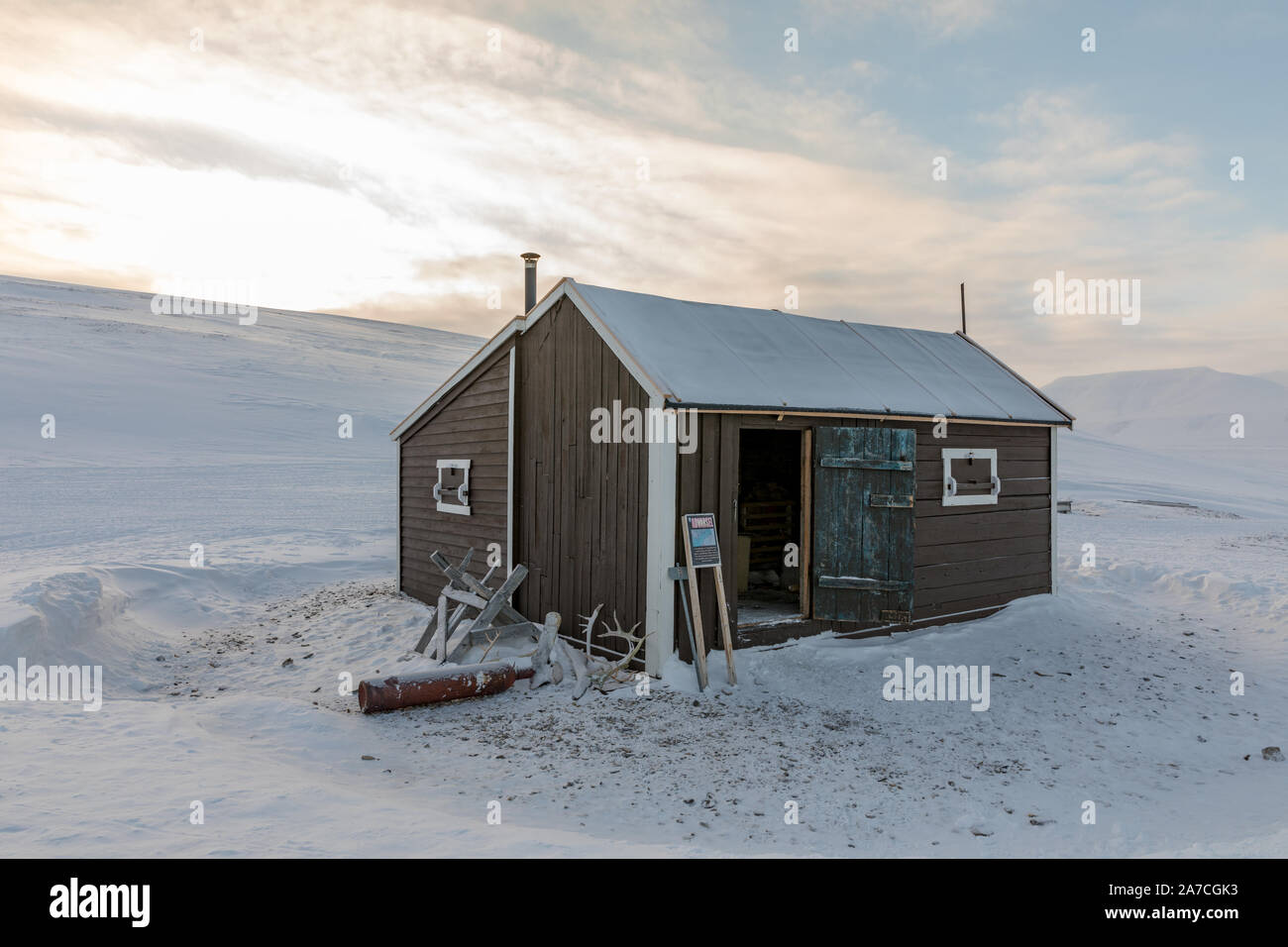 The small cabin known as the emergency hut at Villa Fredheim, cabin in