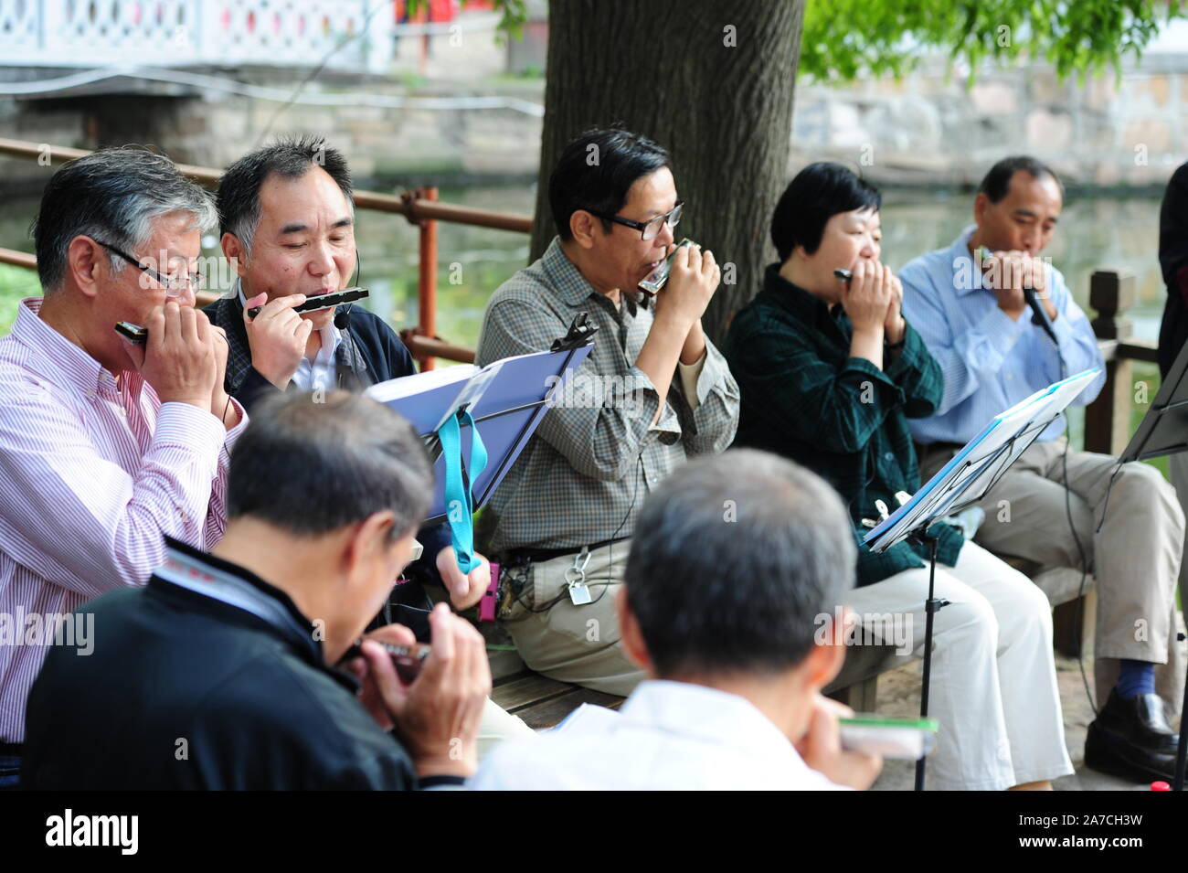 China Festival Crowds Stock Photo