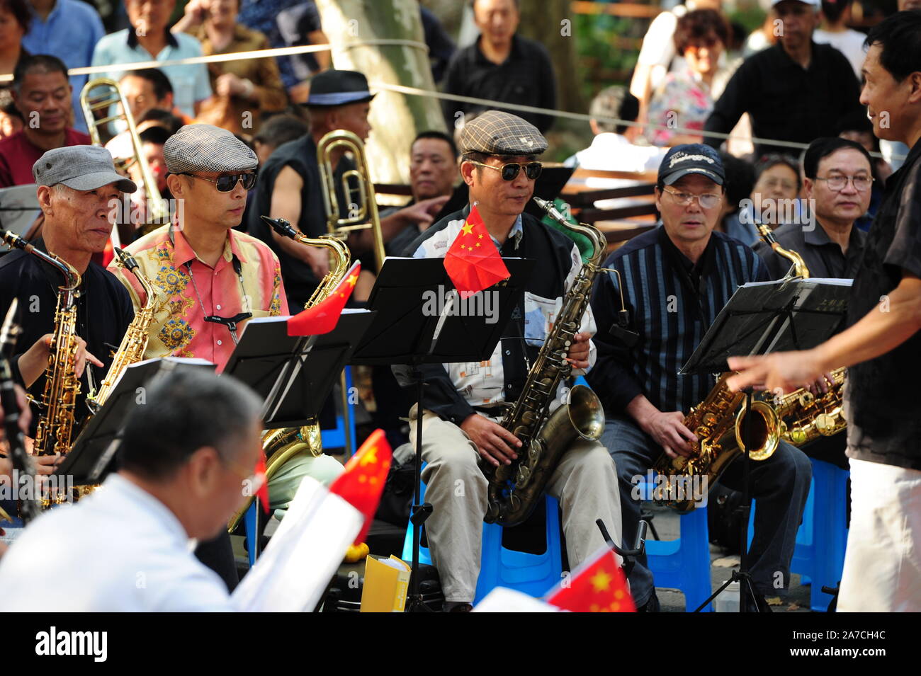 China Festival Crowds Stock Photo