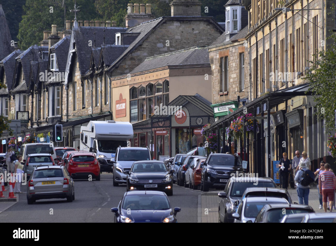 Pitlochry Scotland UK Stock Photo Alamy