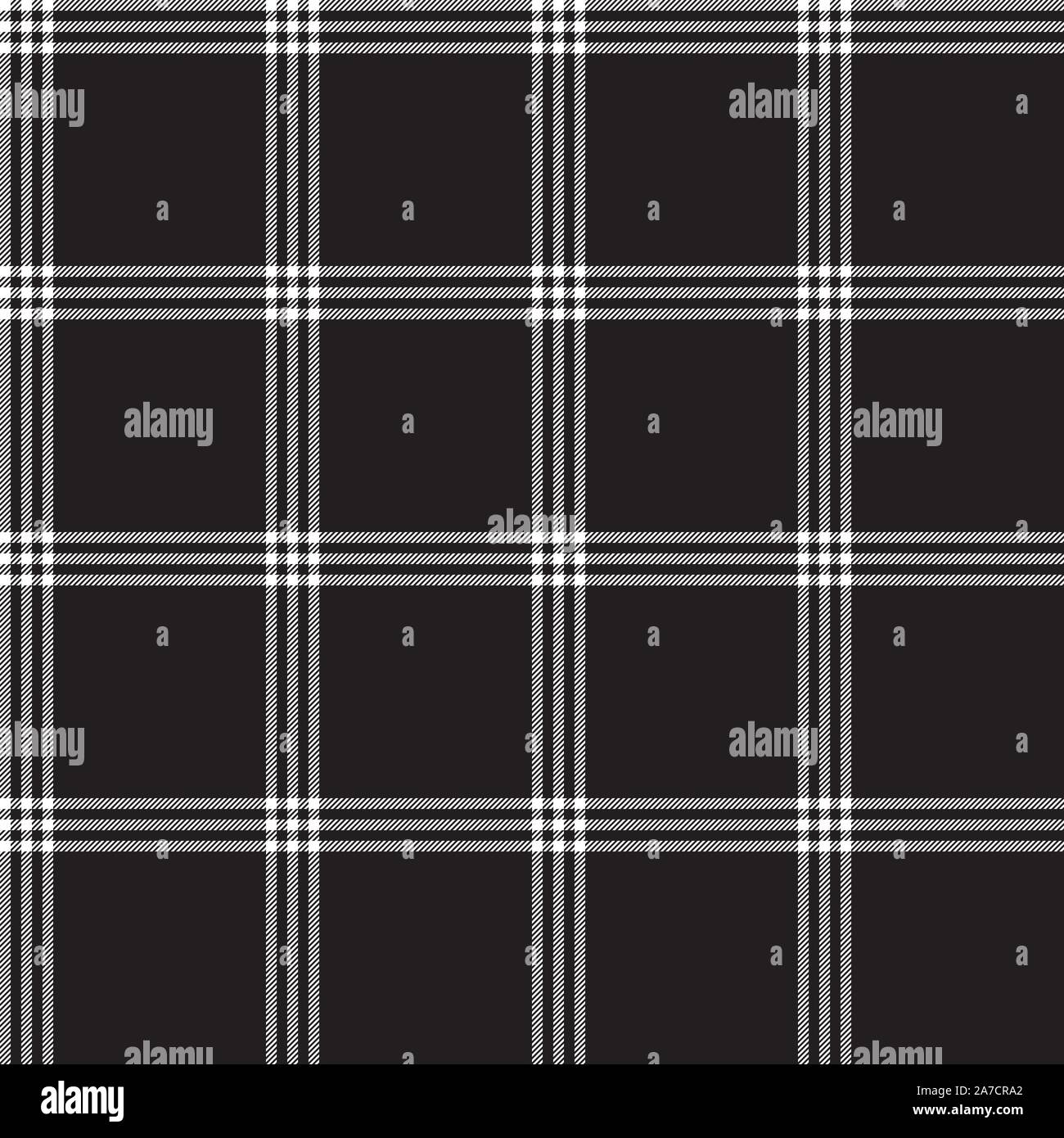 Black white fabric diagonal texture seamless pattern. Vector ...