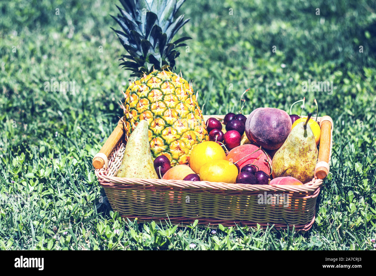 Vintage tropic fruits hi-res stock photography and images - Alamy