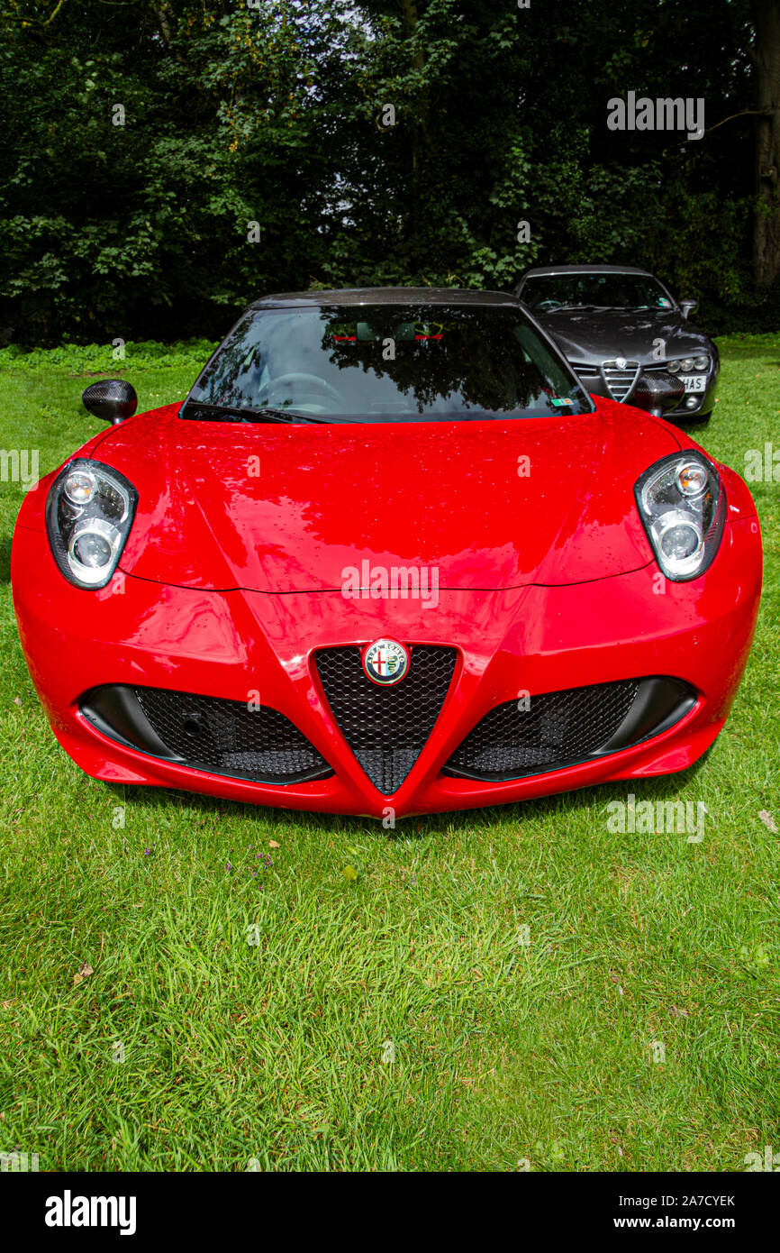 Classic Alfa Romeo sports car Stock Photo