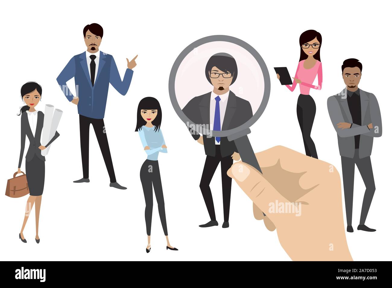Employer of choice, candidate selection, employees group management  business recruitment concept, vector cartoon illustration Stock Vector  Image & Art - Alamy