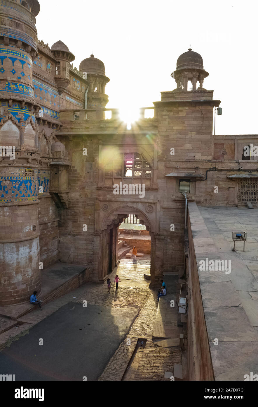 Gwalior Fort Stock Photo
