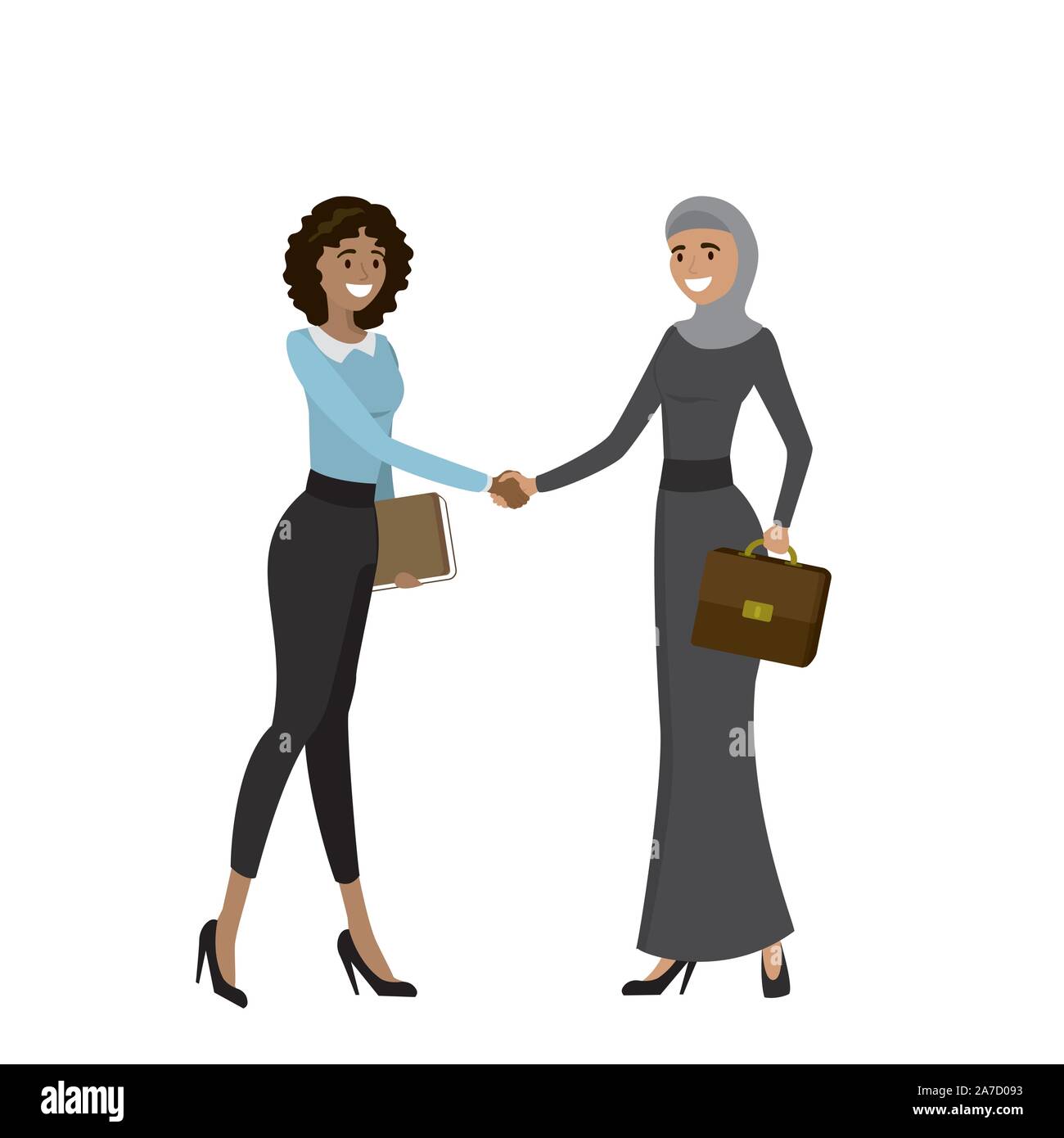 Business women of different nationalities shake hands,cartoon vector illustration isolated on white background Stock Vector Image & Art - Alamy Business women of different nationalities shake hands,cartoon vector illustration isolated on white background Stock Vector Image & Art - Alamy