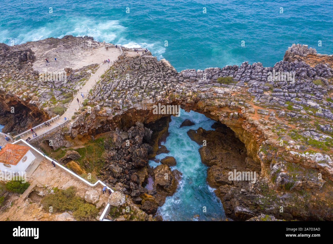 Famous Landmark In Portugal Boca Do Inferno Aerial Drone Footage Famous Landmark In Portugal Boca Do Inferno Aerial Drone Footage