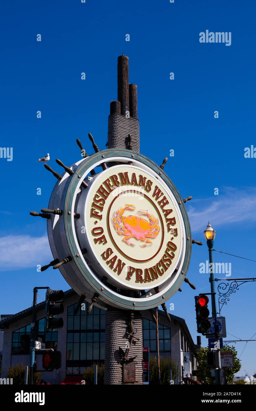 Fishermans Wharf Sign Hi-res Stock Photography And Images - Alamy