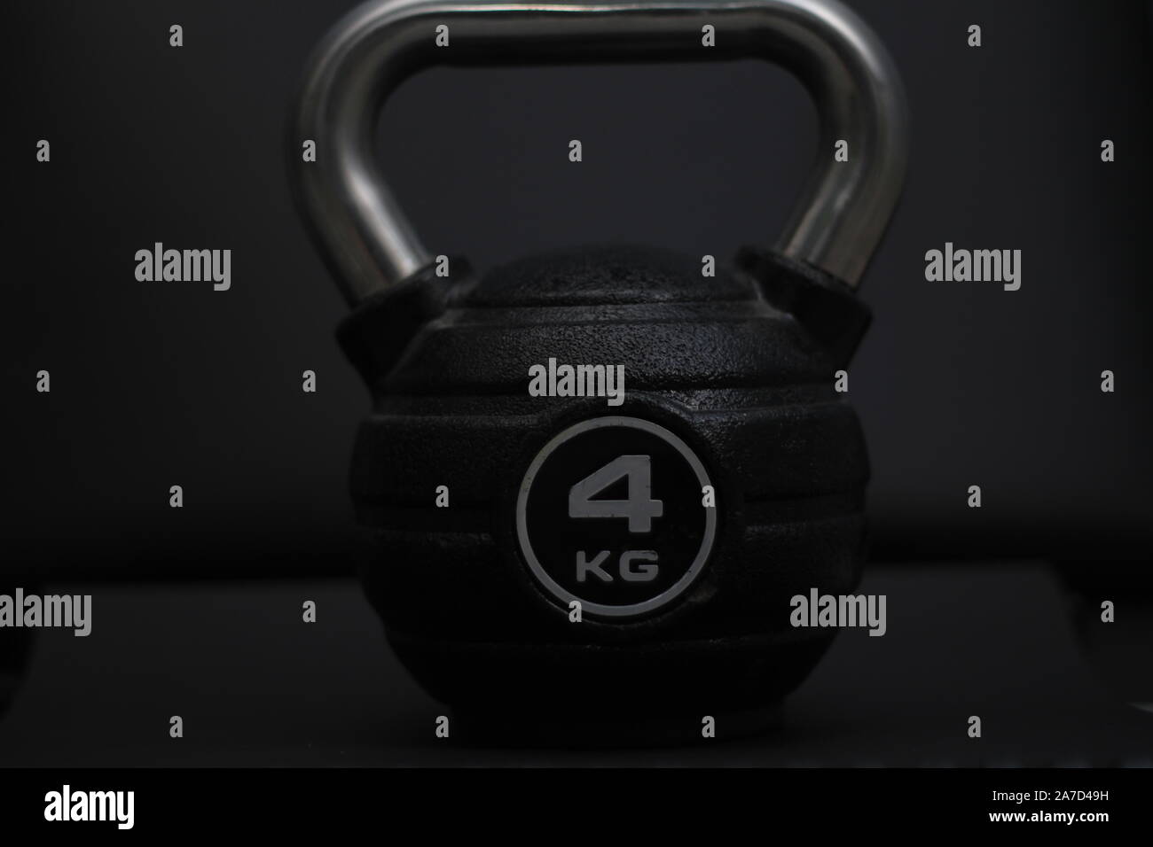 4KG weight gym kettlebell 8 pound gym workout training photo Stock Photo -  Alamy