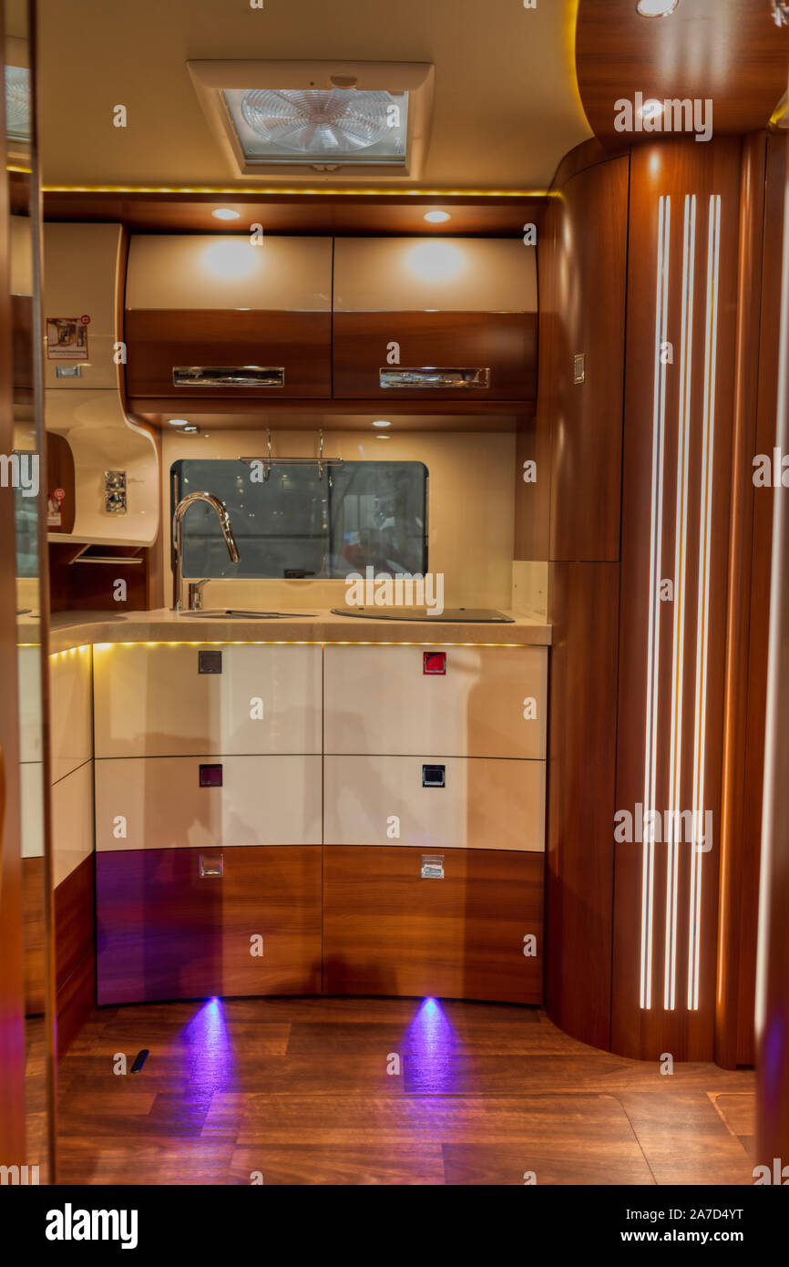 Bern Switzerland October 26 2019 Look Into A New Camper