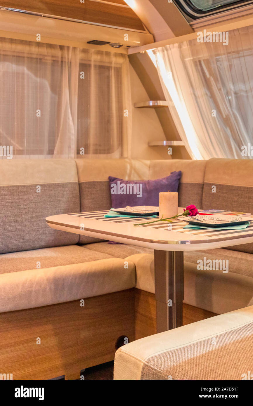 Bern Switzerland October 26 2019 Look Into A New Camper