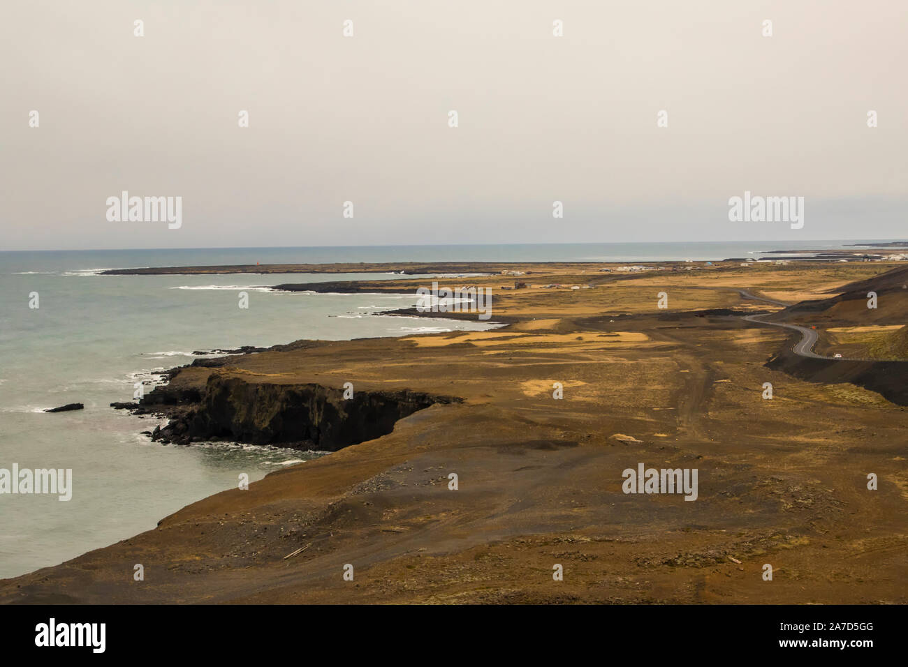 Icelandic Coast, Southern Peninsula Stock Photo