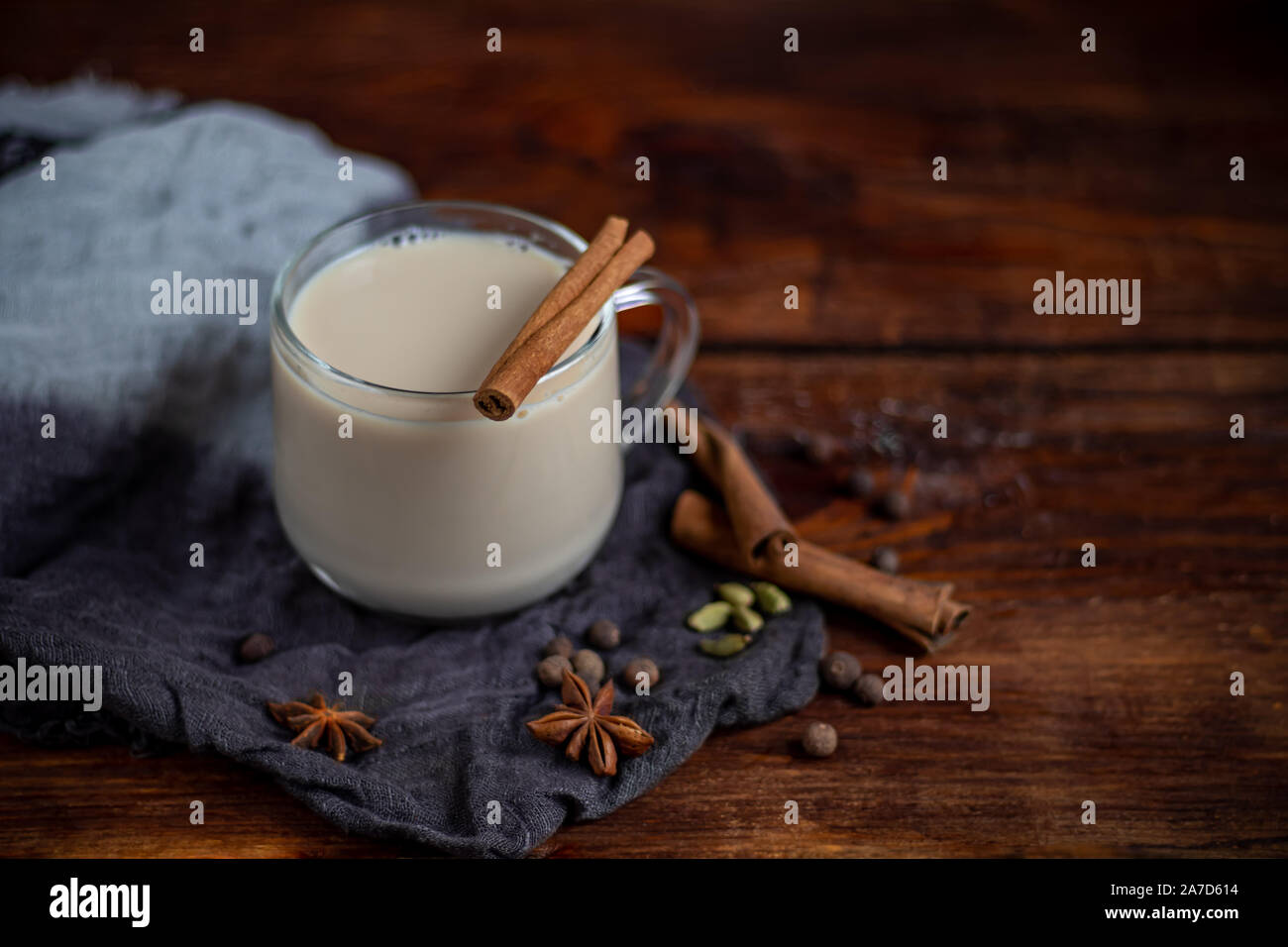 Masala spiced tea is a traditional Indian drink Stock Photo - Alamy