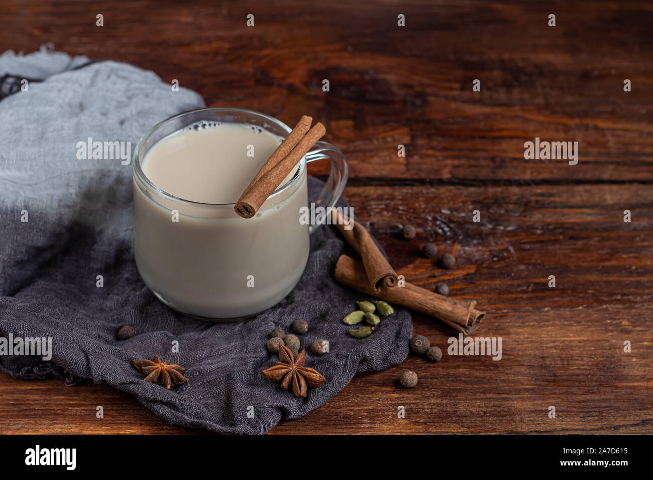 Masala spiced tea is a traditional Indian drink Stock Photo - Alamy