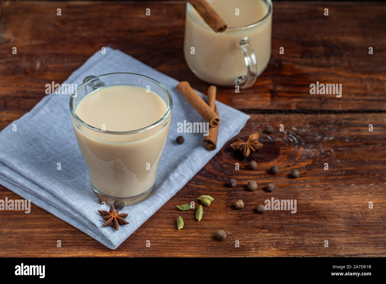 Masala spiced tea is a traditional Indian drink Stock Photo - Alamy