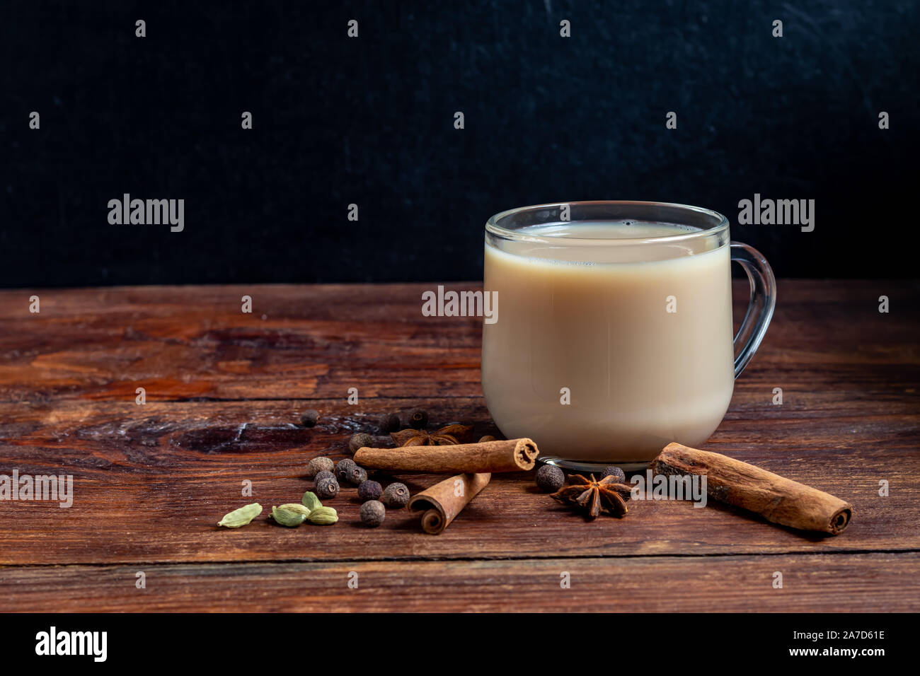 Masala spiced tea is a traditional Indian drink Stock Photo - Alamy