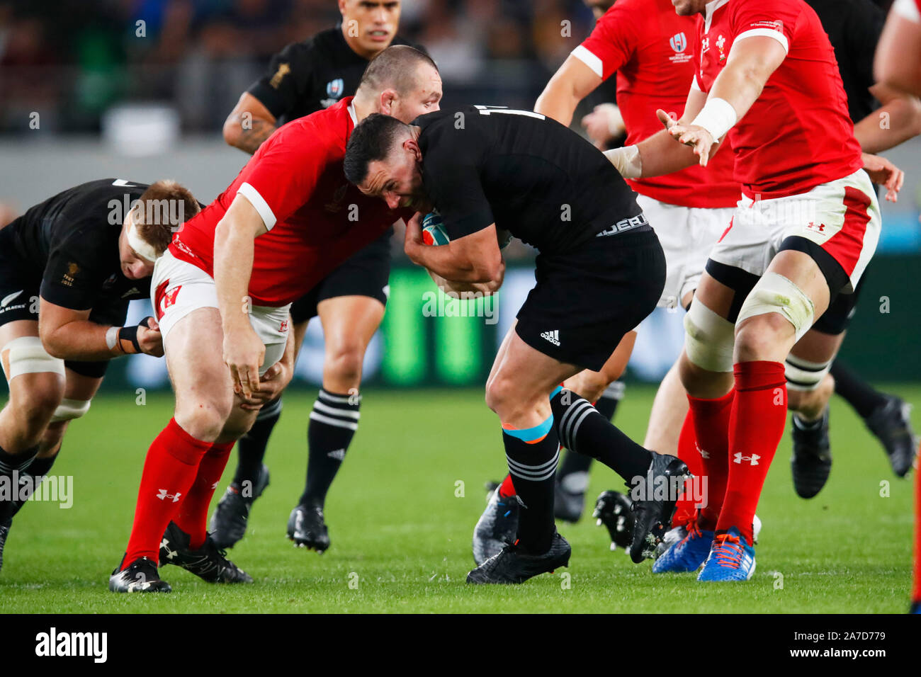 Tokyo, Japan. 1st Nov, 2019. Ryan Crotty (NZL) Rugby : 2019 Rugby World Cup 3rd place match between New Zealand 40-17 Wales at Tokyo Stadium in Tokyo, Japan . Credit: Naoki Morita/AFLO SPORT/Alamy Live News Stock Photo