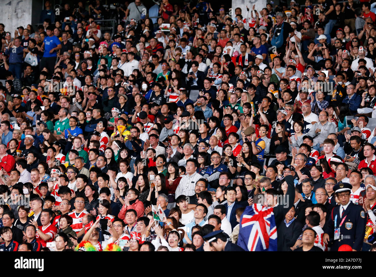 Tokyo, Japan. 1st Nov, 2019. Fans Rugby : 2019 Rugby World Cup 3rd ...