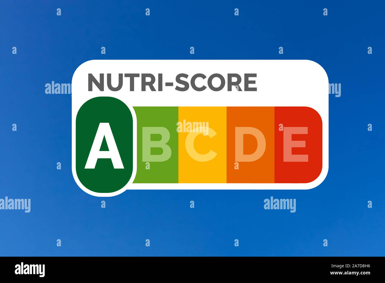 Nutri-Score Siegel, Nährwert, Nährwertqualität, Lebensmittel, Güteklassen, Orientierungshilfe, Foodwatch, Kennzeichnungssystem, Stock Photo