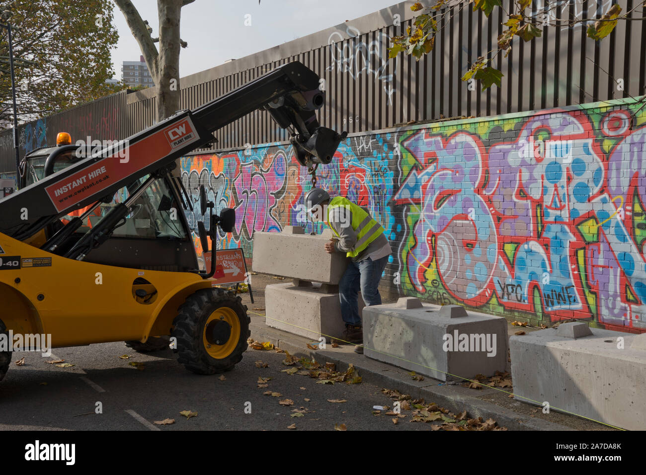 New construction for luxury flats and offices at Hackney Wick in