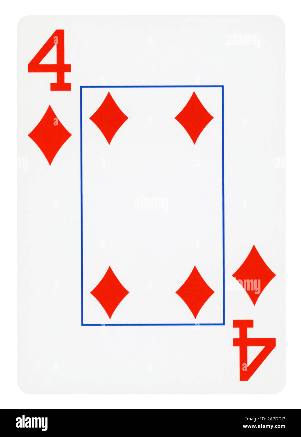 4 of diamonds card hires stock photography and images Alamy