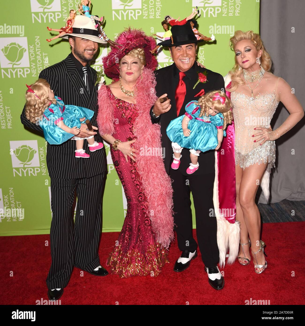 Lance LePere, Bette Midler, Michael Kors, Jane Krakowski at arrivals
