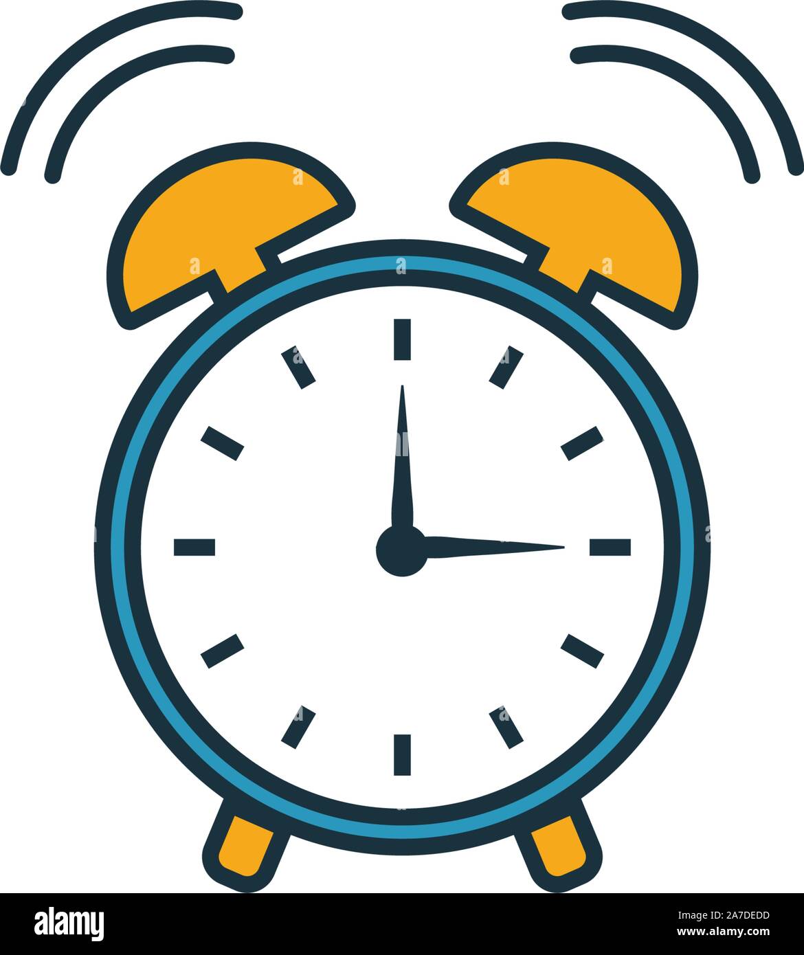 Alarm icon. Simple element from school icons collection. Creative Alarm ...
