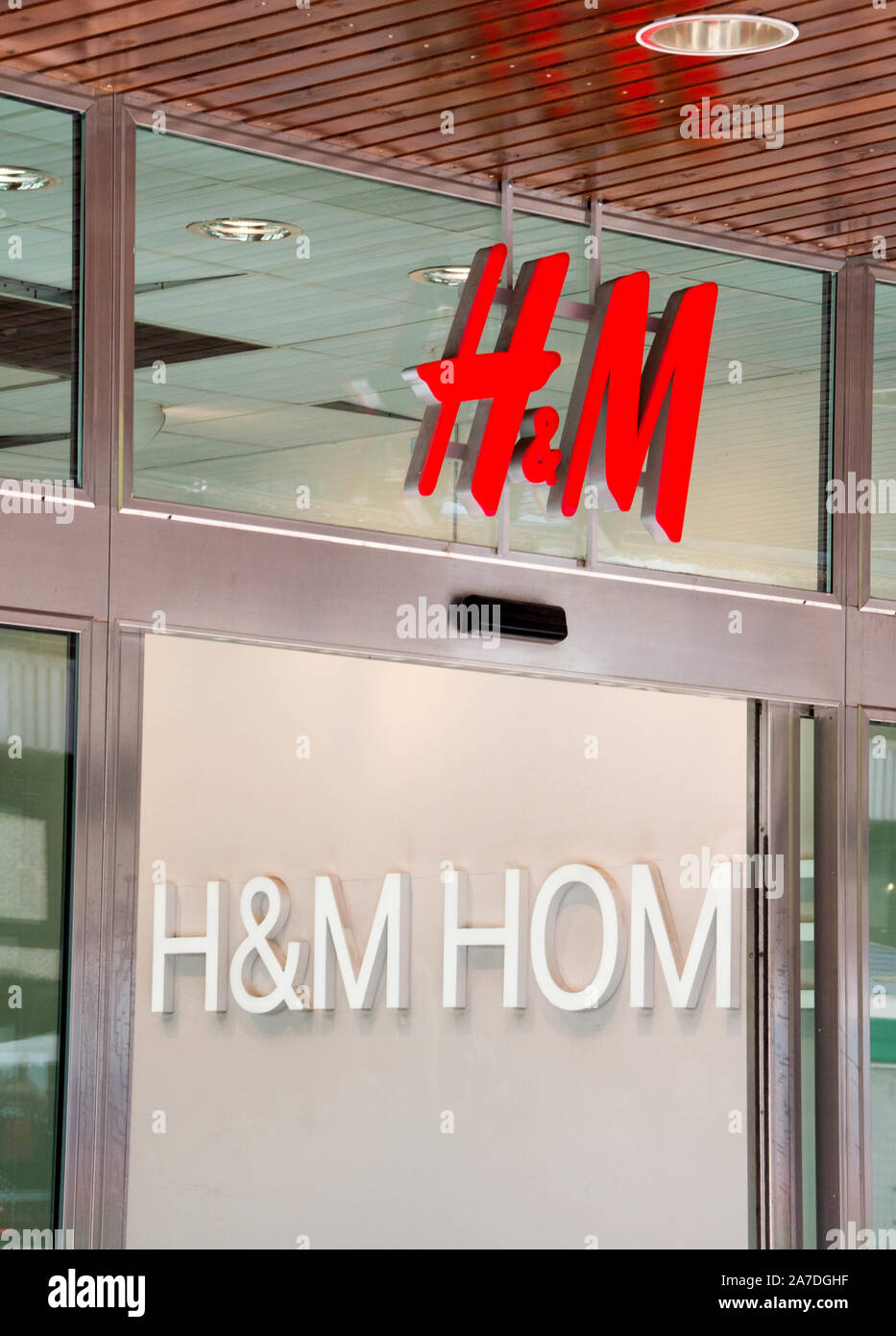 HM logo.Photo Jeppe Gustafsson Stock Photo