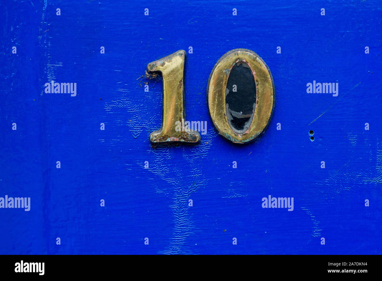 Front Door Number 10 Stock Photos Front Door Number 10