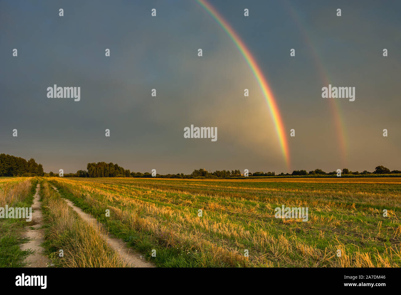 Two rainbows hi-res stock photography and images - Alamy