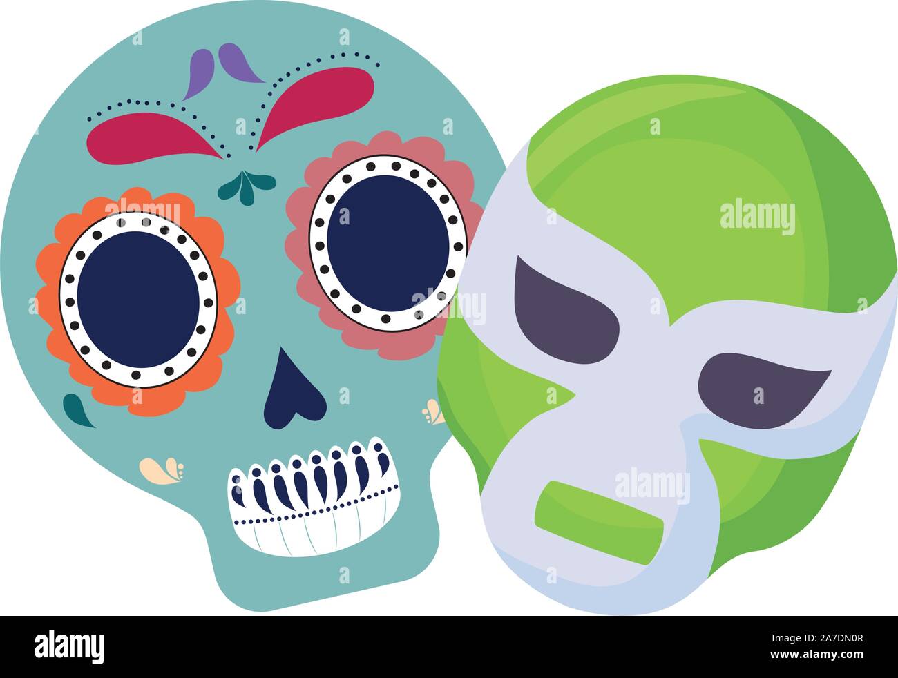 Calaca mask hi-res stock photography and images - Alamy