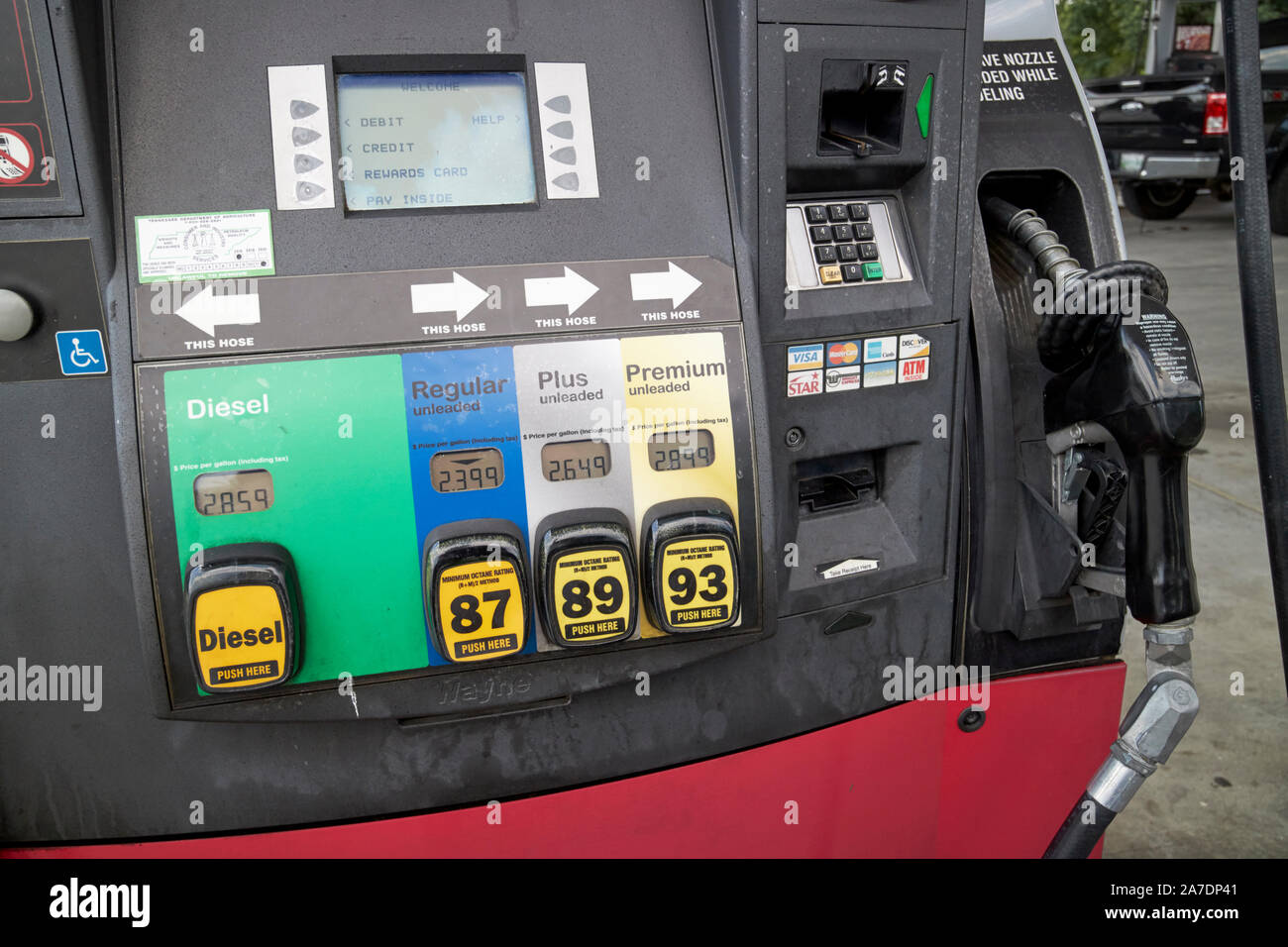 Gas grades selection hires stock photography and images Alamy