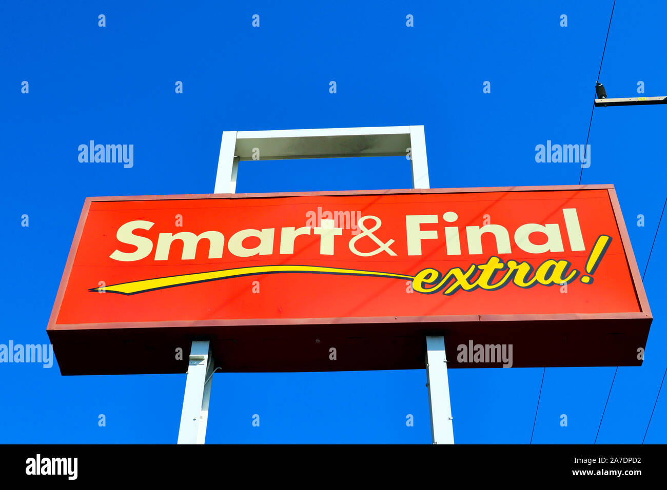 SMART & FINAL Extra! Warehousestyle food and supply store located in