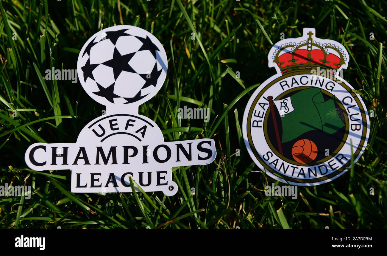 Racing santander flag icon logo hi-res stock photography and