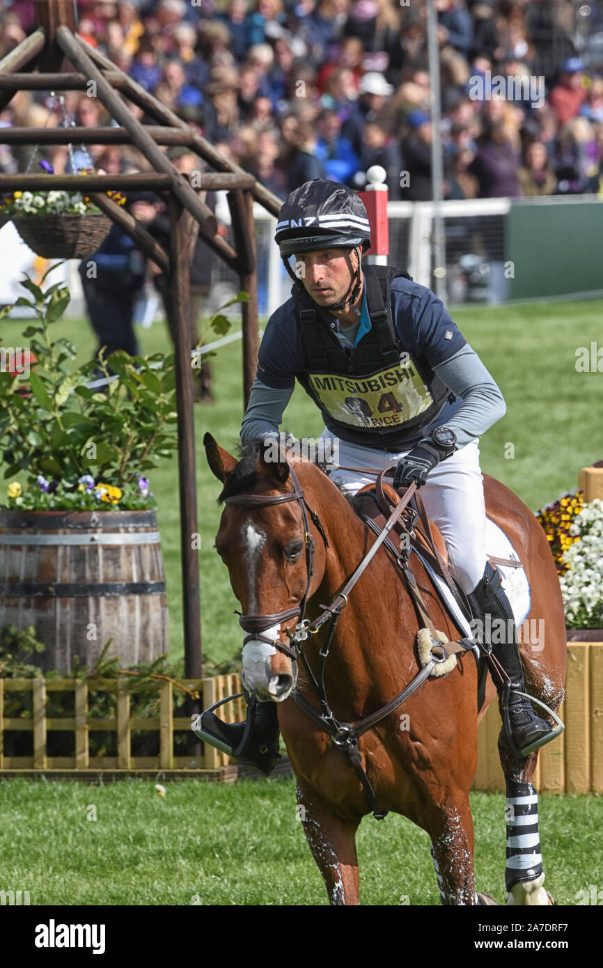 Badminton Horse Trials Gloucester May 5th 2019 Tim Price riding