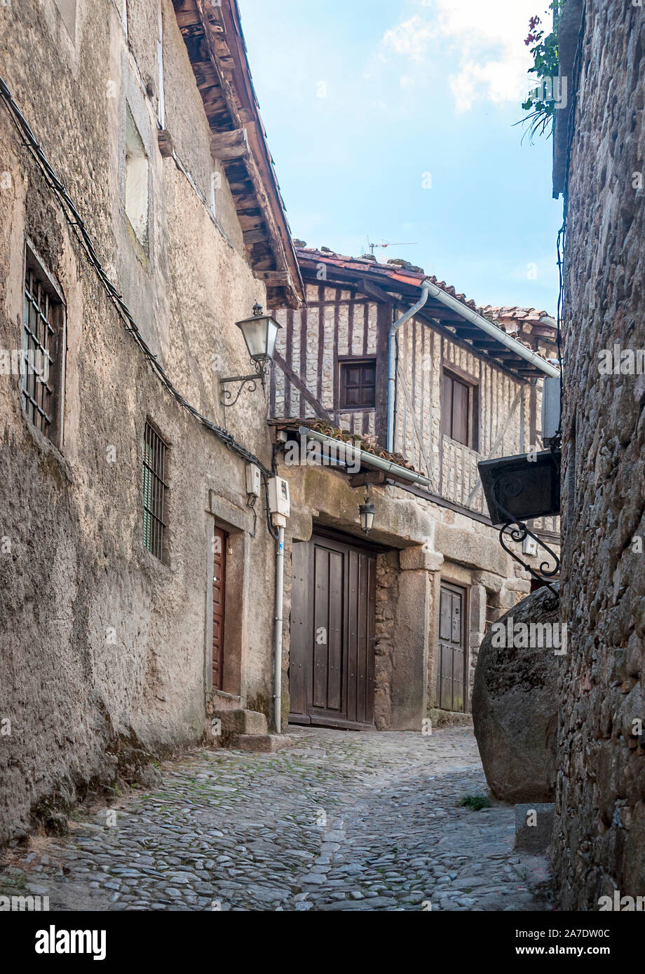 Village of La Alberca in Spain Stock Photo Alamy