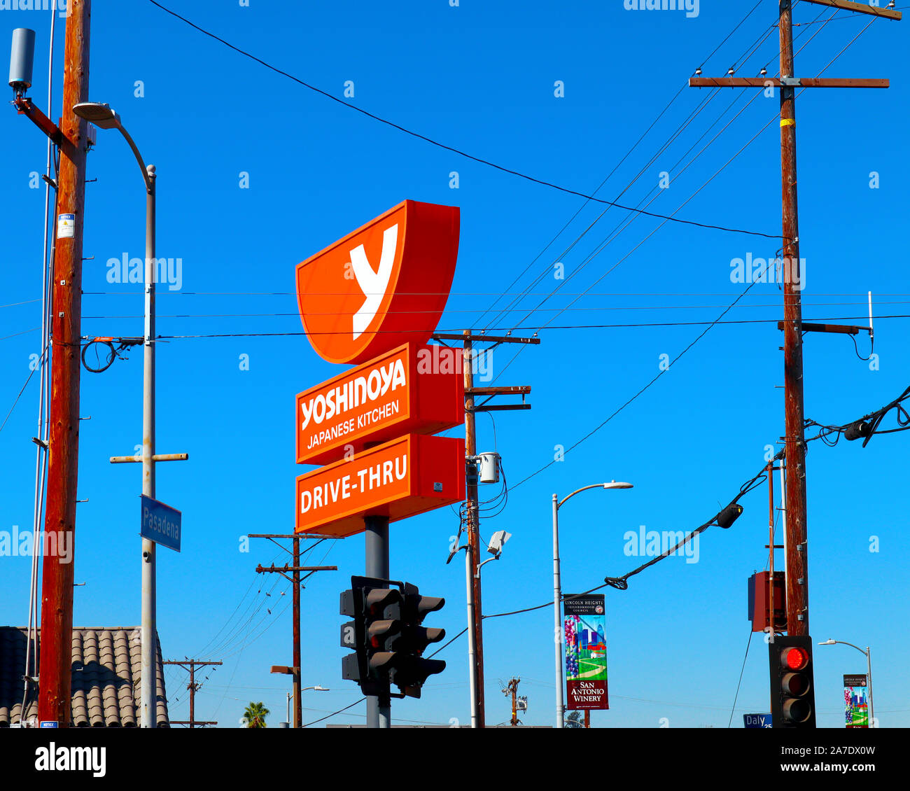 YOSHINOYA Japanese Kitchen Fast Food Restaurant located in Los Angeles